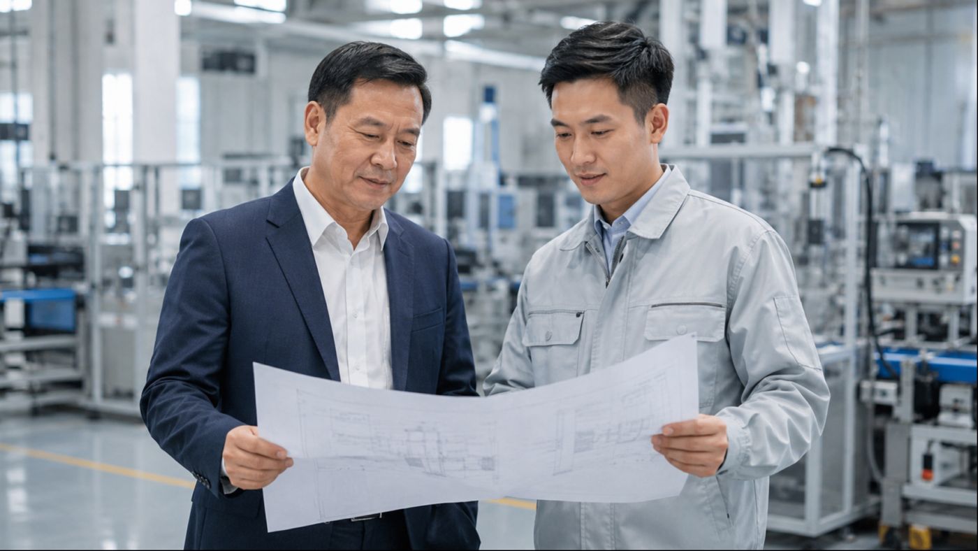 Chuyên viên tư vấn thiết kế cùng doanh nghiệp